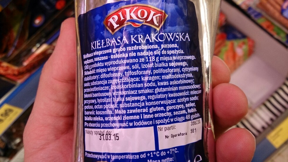 Kiełbasa Krakowska Pikok lidl