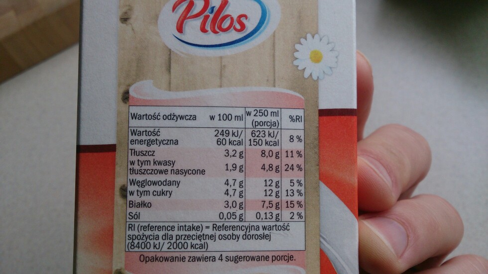Pleko Pilos 3,2% lidl