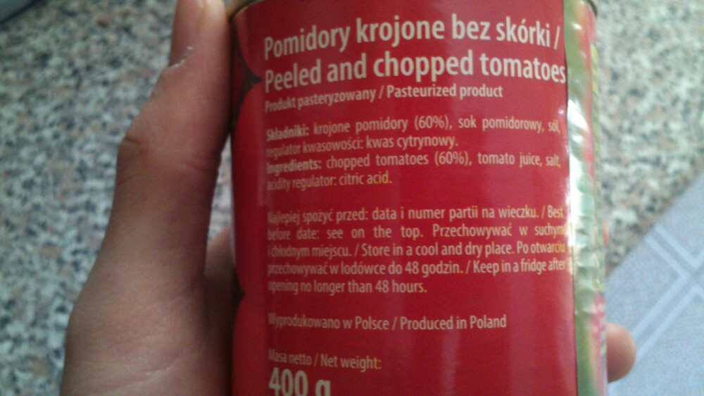 Pomidory krojone Dawtona 