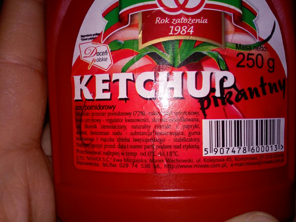 Ketchup pikantny MIWEX 