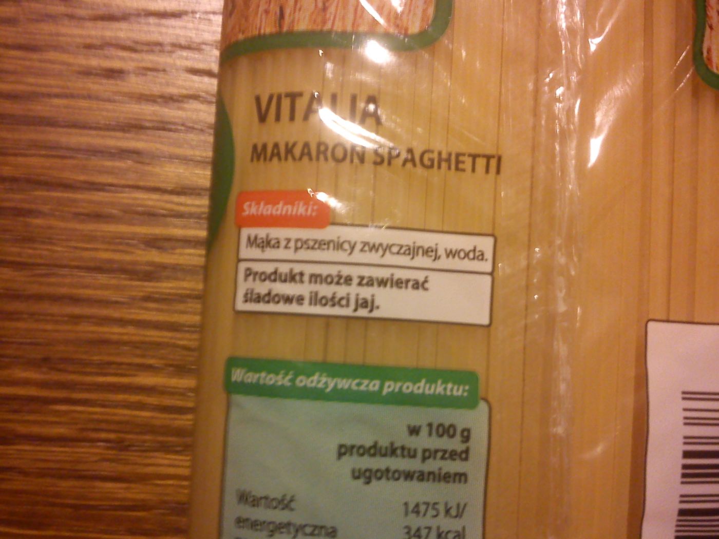 Makaron spaghetti Vitalia 