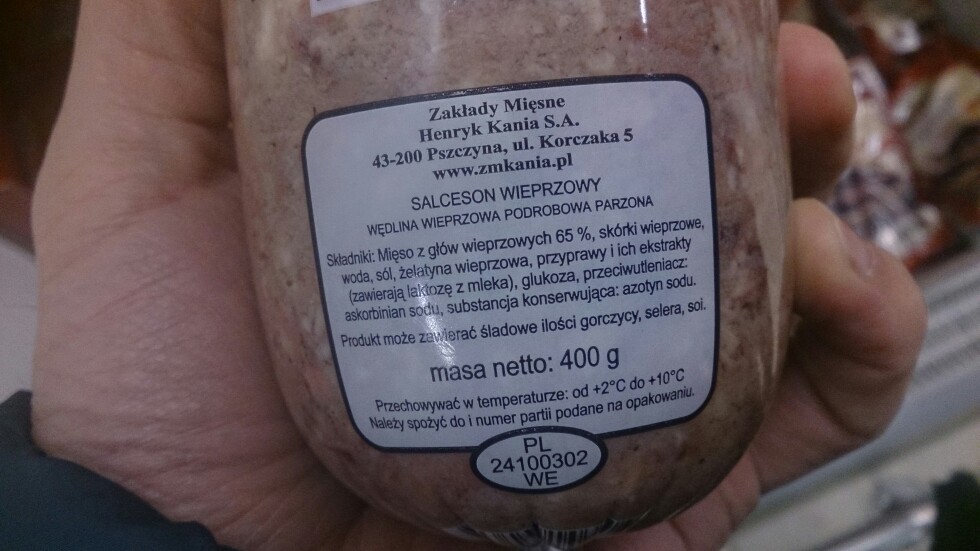 Salceson wieprzowy Henryk Kania biedronka