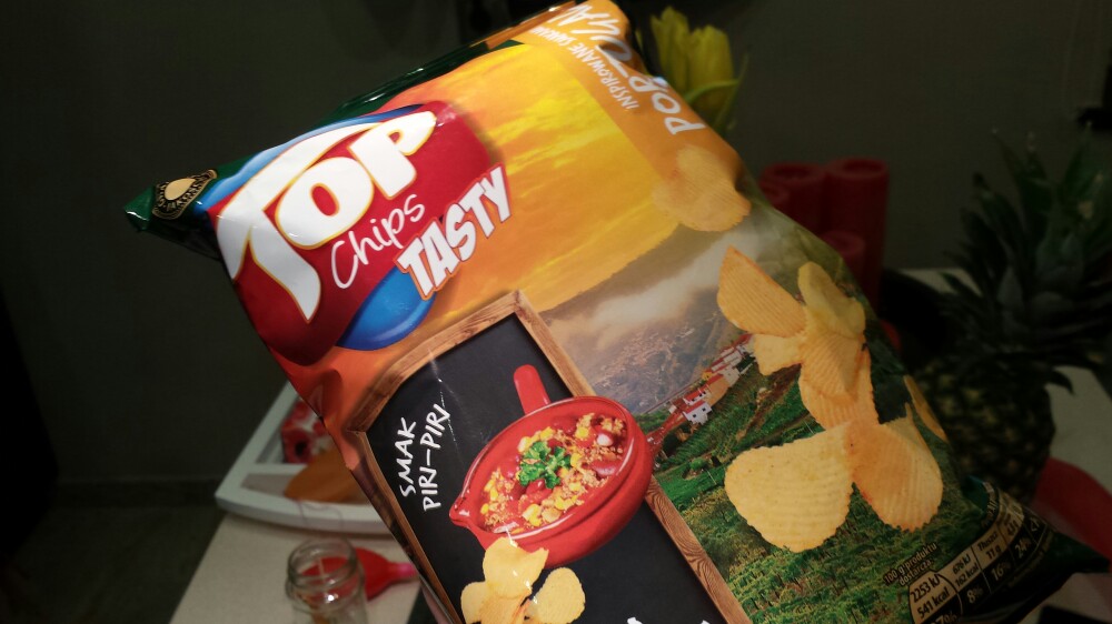 Chipsy o smaku piri-piri Top Chips 