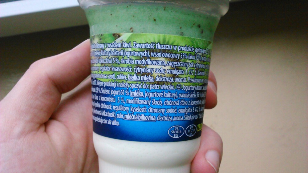 Froop jogurt o smaku kiwi muller 
