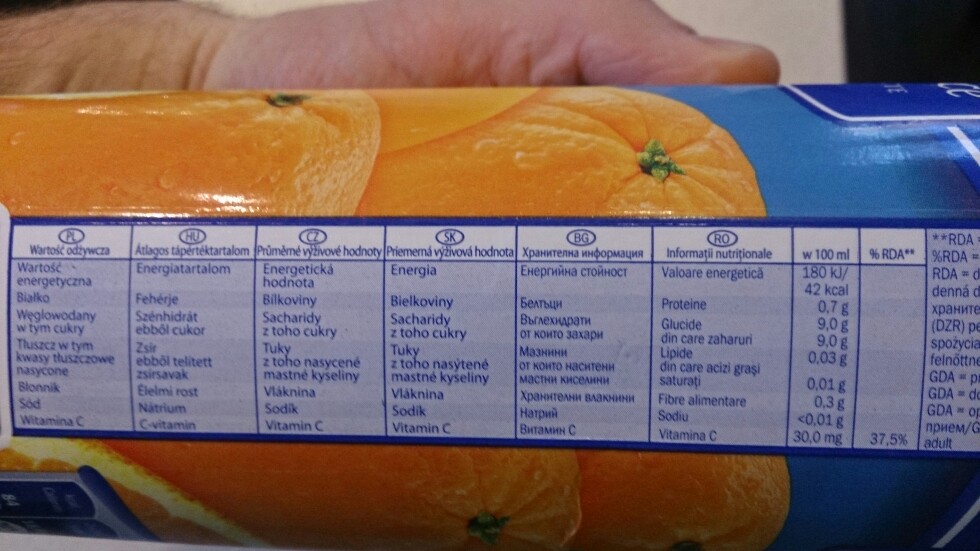 Sok pomarańczowy VitaFit lidl