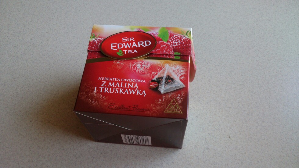 Herbata owocowa z maliną i truksawką Sir Edward 