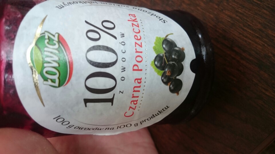 łowicz 100% owoców czarna porzeczka 