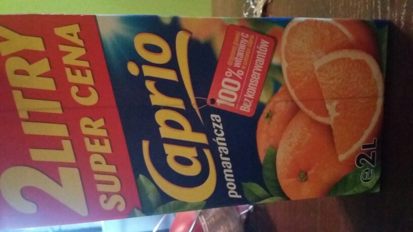 Napój pomarańczowy Caprio 2L 