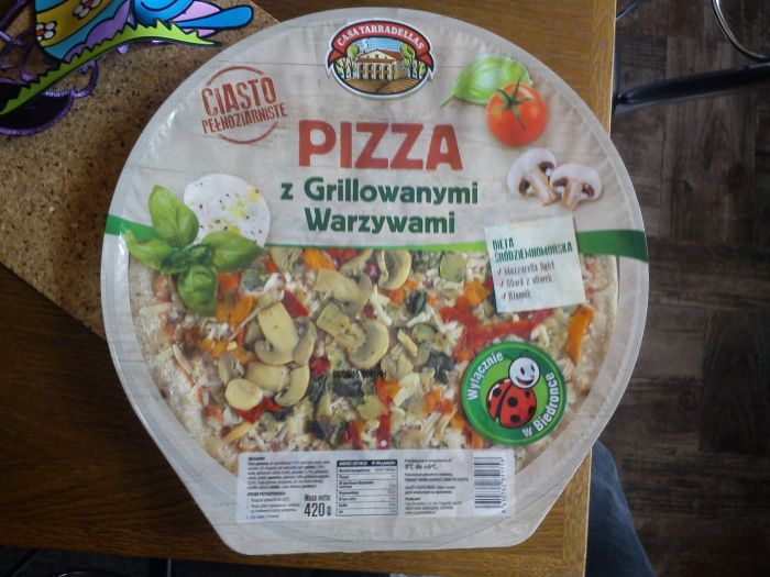 Pizza z Grillowanymi Warzywami Casa Tarradellas biedronka