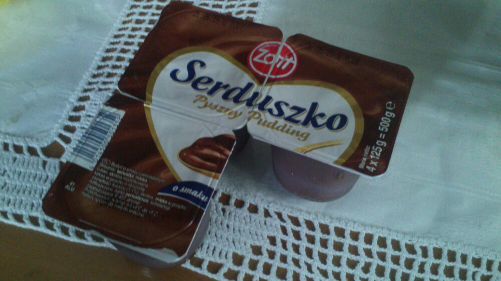 Pudding o smaku czekoladowym Serduszko Zott 