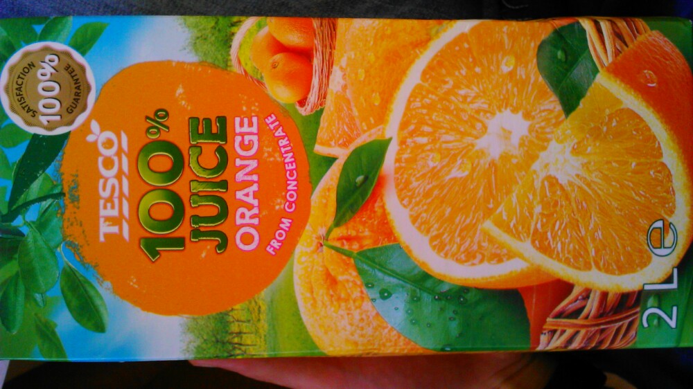 Sok pomarańczowy Tesco 2L tesco