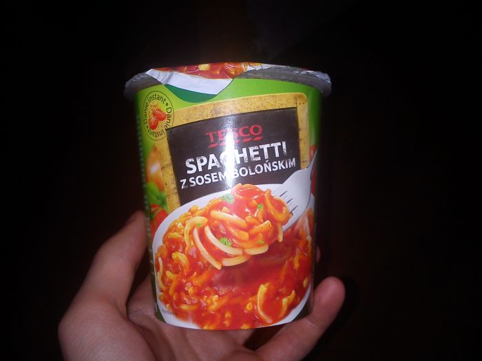 Spaghetti z sosem bolońskim Tesco tesco