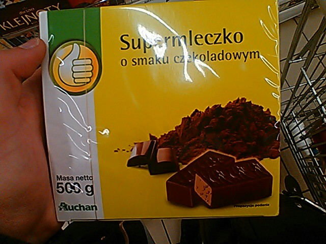Supermleczko o smaku czekoladowym, Auchan 