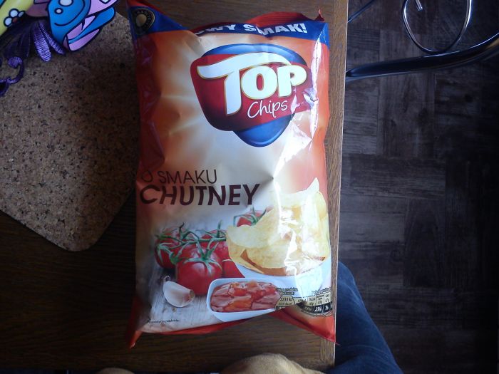 Top Chips o smaku chutney biedronka