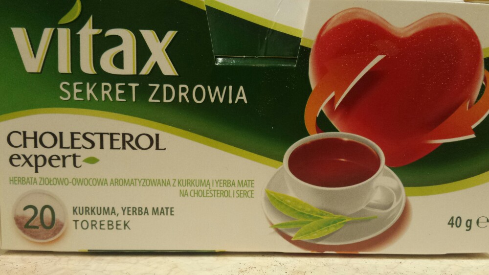 Vitax sekret zdrowia cholesterol expert herbata 